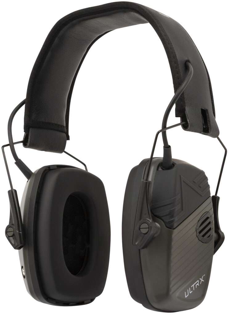 Allen Company Ultrax Stereo Over the Head Electronic Ear Muffs