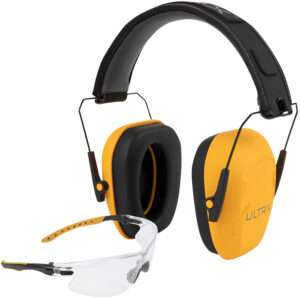 Allen Company Shield Over the Head Yellow Earmuff