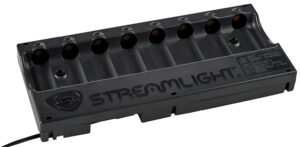 Streamlight 8-Unit Bank Charger Black SL-59/CR123A Battery Accessory