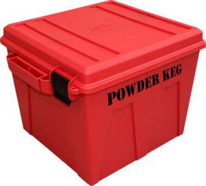 MTM Case-Gard Powder Keg Red Polypropylene Storage Accessory