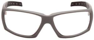 Pyramex OverWatch Clear Lens Anti-Fog Safety Glasses Urban Gray Frame