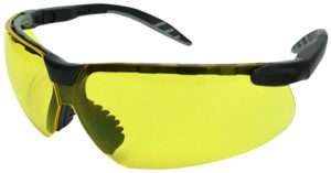Radians Ballistic Safety Glasses Amber Lens Black Frame Accessory
