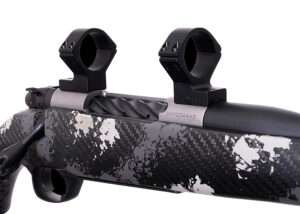 Weatherby Mark V 30mm Scope Mount and Ring Combo Matte Black