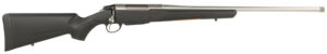 Tikka JRTXB35222MT T3 Lite Full Size 7mm-08 Rem 3+1 22.40" Stainless Threaded Barrel, Drilled & Tapped Stainless Steel Receiver, Fixed Black Synthetic Stock, Right Hand