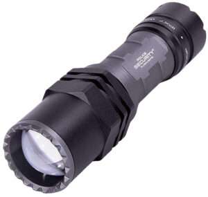 LB Marketing 8.1 Inch Long Throw Black Flashlight 400 Lumens
