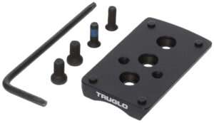 Truglo Pistol Red Dot Sight Mount Trijicon RMR Black Nitride