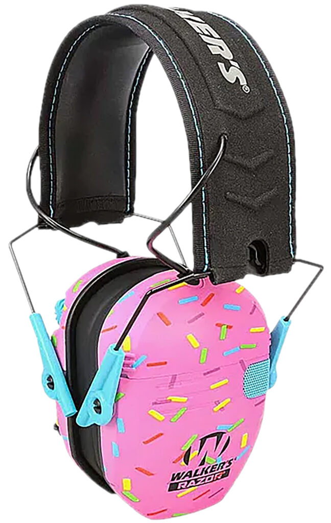 Walkers Folding Pink Sprinkles Youth Earmuff