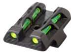 HiViz GLLW11 LiteWave Rear Sight for Glock 42/43 Green Fiber Optic Rear Sight