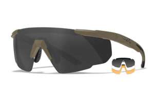 Wiley X Saber Advanced Smoke Gray Clear Light Rust Polycarbonate Eyewear Accessory