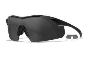 Wiley X Vapor Smoke Gray Clear Lens Polycarbonate Matte Black Frame Eyewear Accessory
