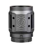 SilencerCo AC5451 Charlie MAAD Brake 2.0 Black Anodized Aluminum 2.23" OAL 1.68" Diameter