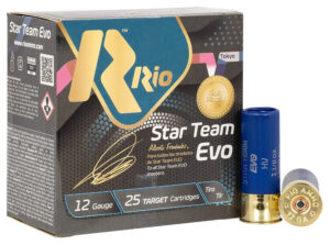 Rio Ammunition Star Team EVO 12 Gauge 2-3/4 Inch 1-1/8oz Number 7.5 Shot 25 Round Shotgun Ammunition