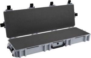 Pelican Vault Double Rifle Case 53 Inch Gray Long Gun Accessory