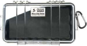 Pelican Micro Case Black Clear Polycarbonate Accessory