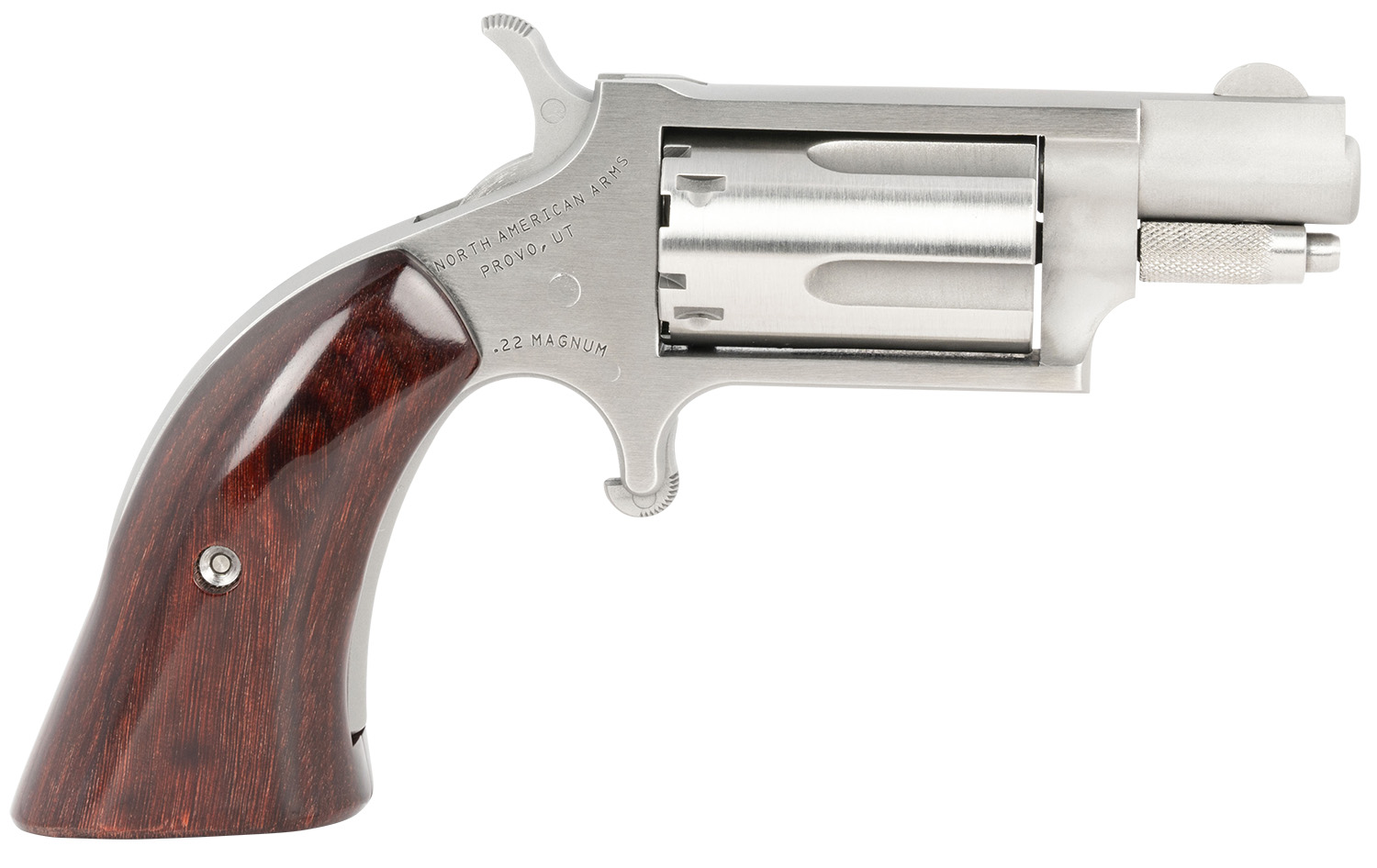 North American Arms Mini Revolver 22 WMR 5 Shot Stainless Revolver 1 North American Arms Mini Revolver 22 WMR 5 Shot Stainless Revolver