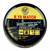 RWS R10 Match 177 Caliber 8.2 Grain Pellet Ammunition