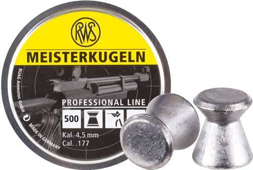RWS Meisterkugeln 177 Caliber 8.2 Grain Pellet Ammunition 500 Count
