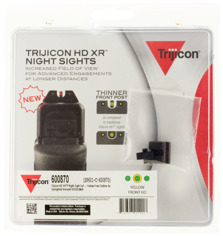 Trijicon HD XR Night Sights 3-Dot Front and Rear Sight Set