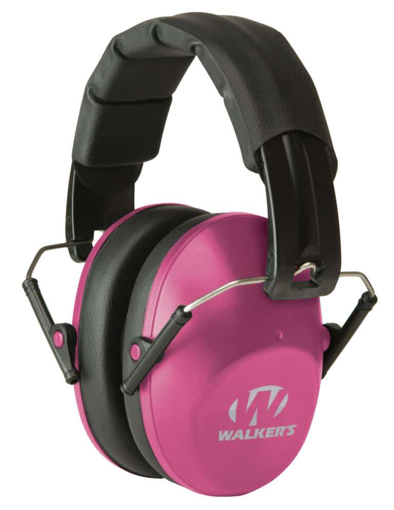 Walkers Pro Low Profile Passive Over the Head Pink Ear Muffs