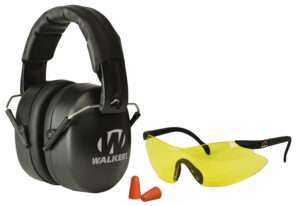 Walkers Folding Over the Head 31dB Shooting Muff Combo Pack Accessory