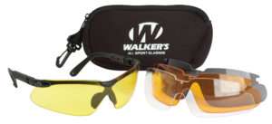 Walkers Sport Shooting Glasses Combo with 4 Polycarbonate Lenses