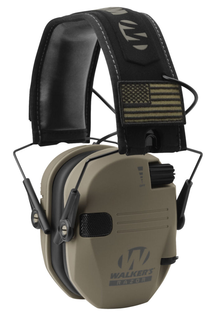 Walkers Razor Patriot Slim Over the Head Electronic Ear Muffs