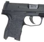 Talon Grips 001R Adhesive Grip  Textured Black Rubber for Sig Compact P320, P250, M17, M18 with Medium Grip Module