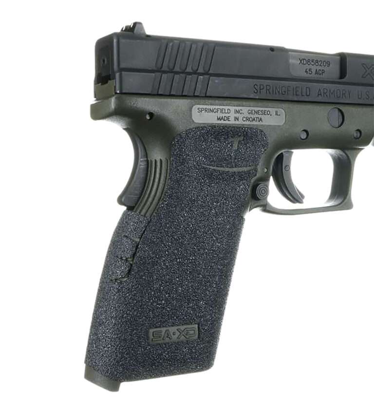 Talon Armament 202R Textured Black Rubber Adhesive Grip for Springfield XD Pistol