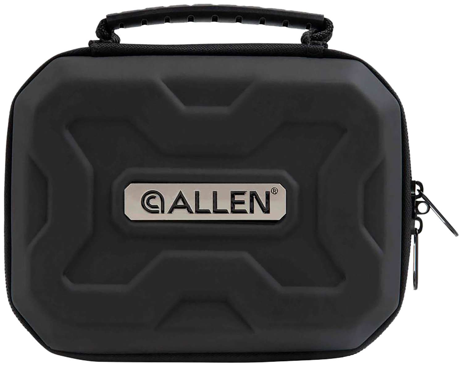 Allen 827 EXO Handgun Case Black Polymer, Molded Carry Handle, Egg Crate Foam & Lockable Zippers 7" x 5.25" 1 Allen 827 EXO Handgun Case Black Polymer, Molded Carry Handle, Egg Crate Foam & Lockable Zippers 7" x 5.25"