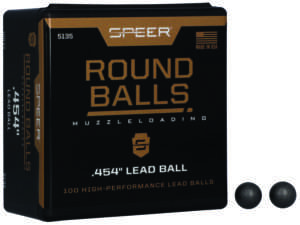Speer 44 Caliber 140 Grain Lead Ball Reloading Ammunition 100 Count