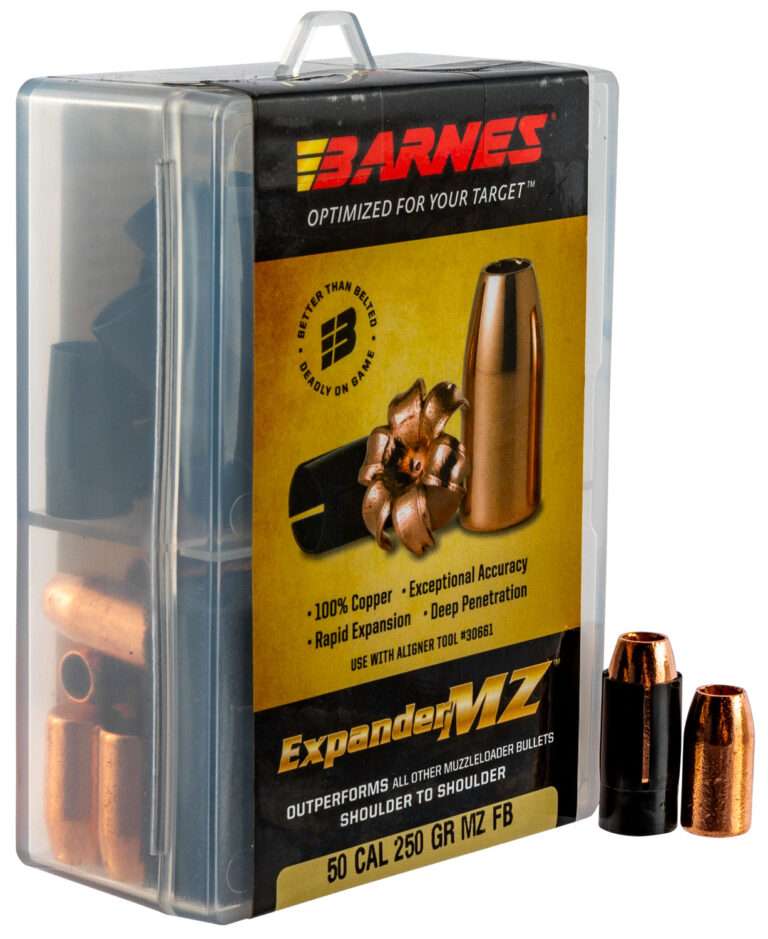 Barnes Expander MZ Muzzleloader 50 Caliber 250 Grain Hollow Point Ammunition