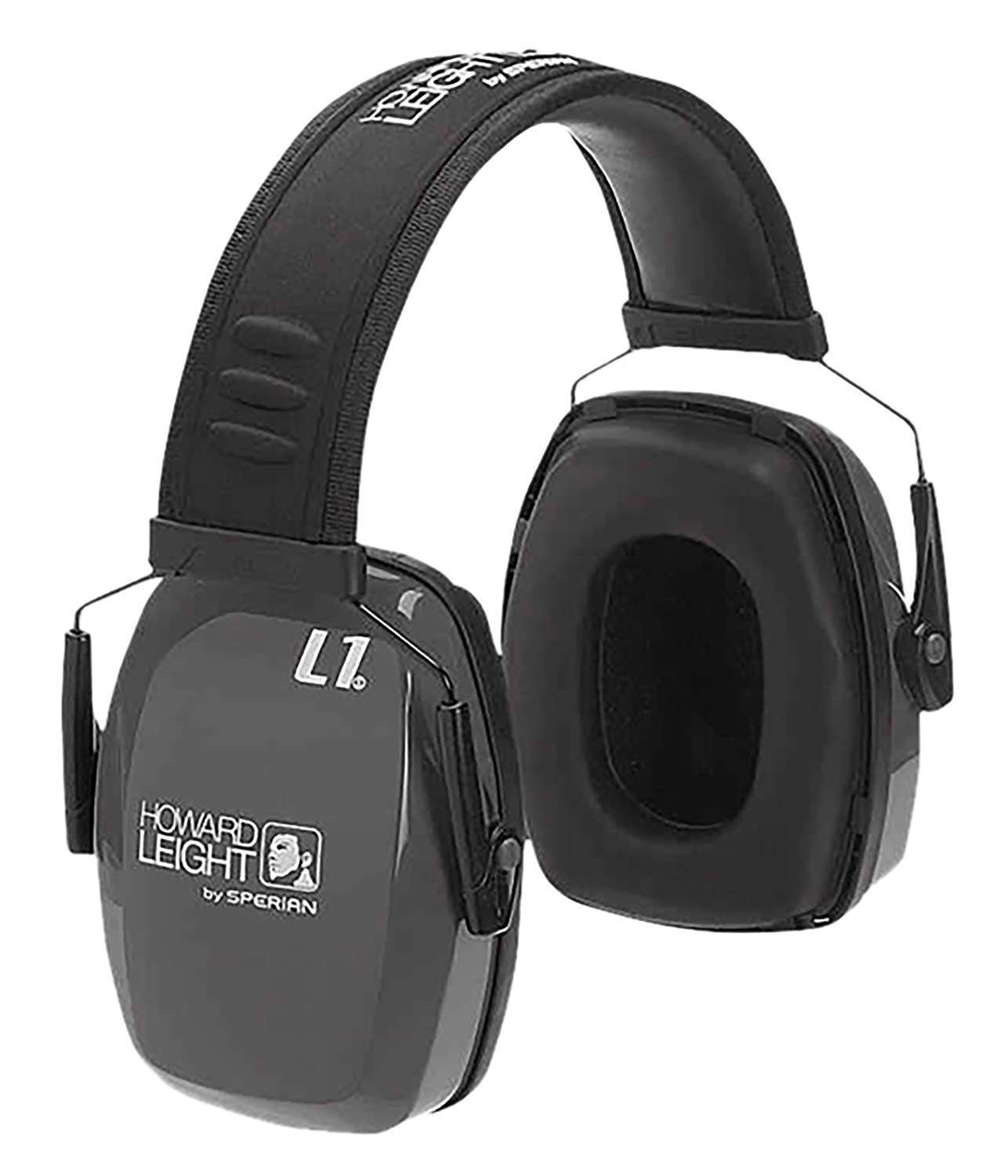 Howard Leight R01524 Leightning L1 Passive Muff 25 dB Over the Head Charcoal/Black Adult 1 Howard Leight R01524 Leightning L1 Passive Muff 25 dB Over the Head Charcoal/Black Adult