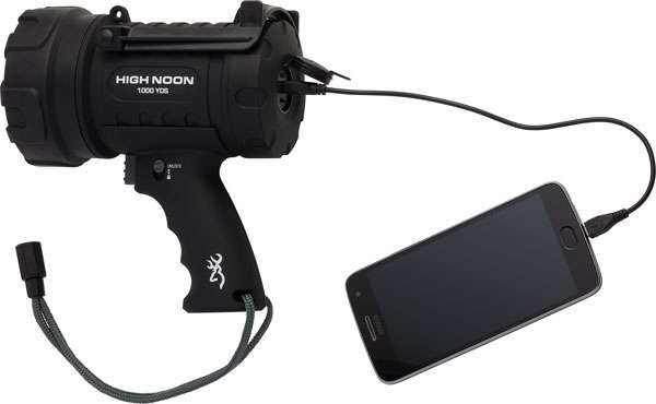 Browning High Noon LED Spotlight 1800 Lumens Rechargeable Accessory 2 Browning High Noon LED Spotlight 1800 Lumens Rechargeable Accessory - Image 2