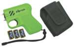 Zap ZAPGUN Zap Gun Stun Gun/Flashlight Range of Close Contact Green Plastic