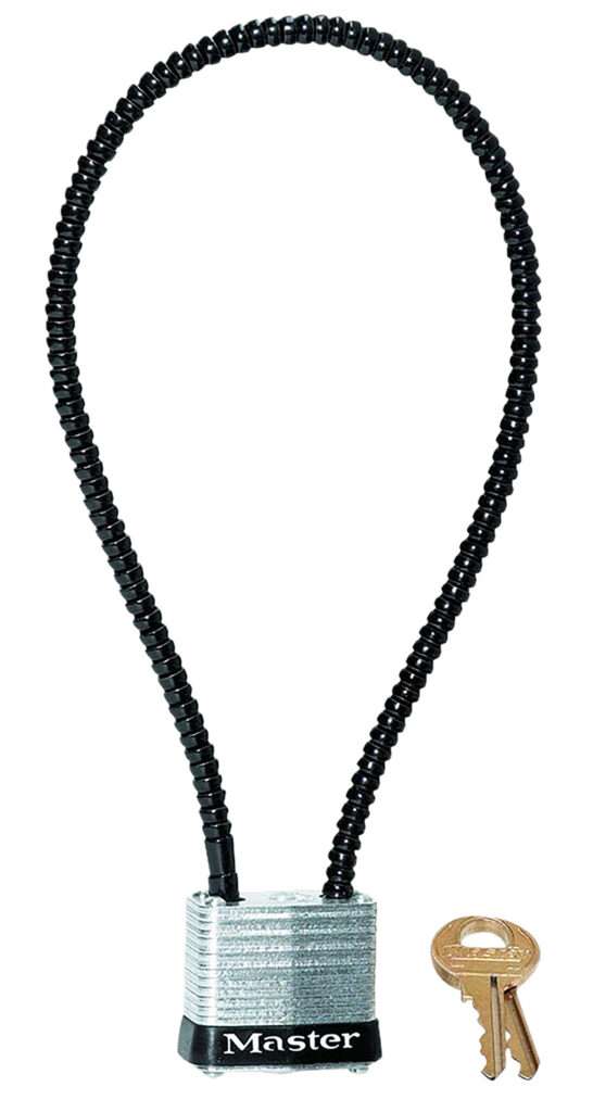 Master Lock 107DSPT Cable Lock Universal Firearm Accessory