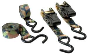 HME Ratchet Tie Down Strap Camouflage 4 Pack Accessory