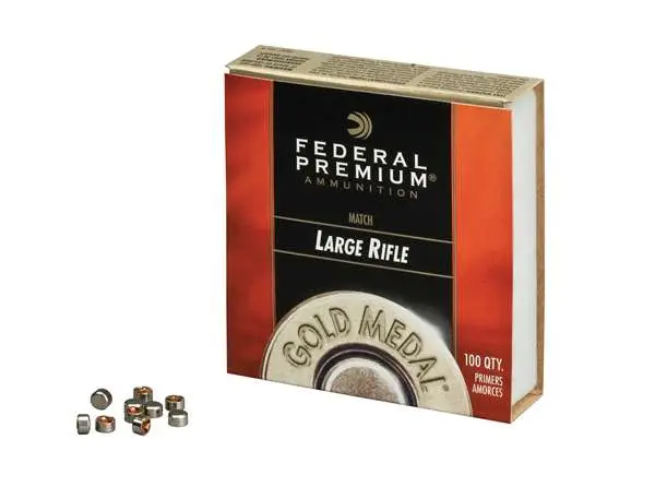 Federal Gold Match Large Pistol Primer 1000 Round Ammunition