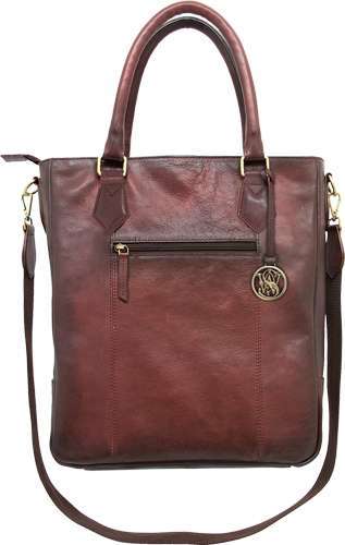 Cameleon Smith and Wesson Flat Tote Concealed Carry Purse Burgundy