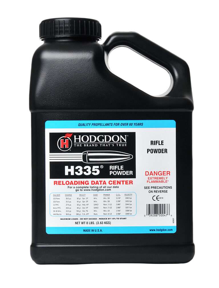 Hodgdon H335 Spherical Smokeless Rifle Powder 8 Pound