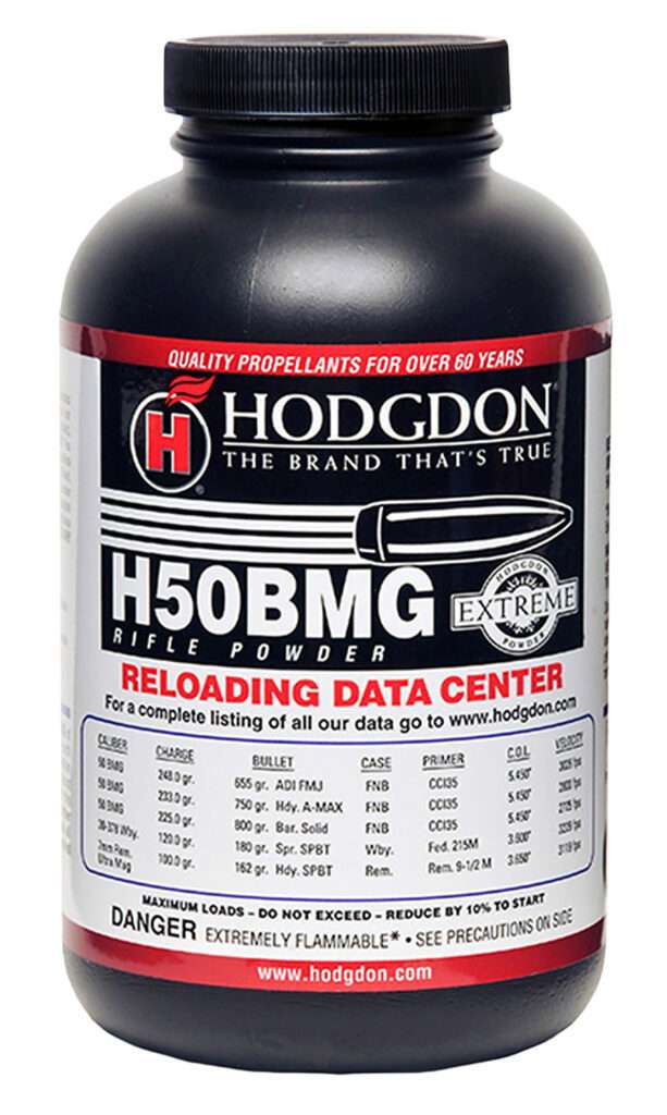 Hodgdon Extreme H50BMG Rifle Powder 1 Pound Canister