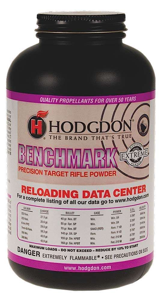Hodgdon Extreme Benchmark Smokeless Rifle Powder 1 Pound