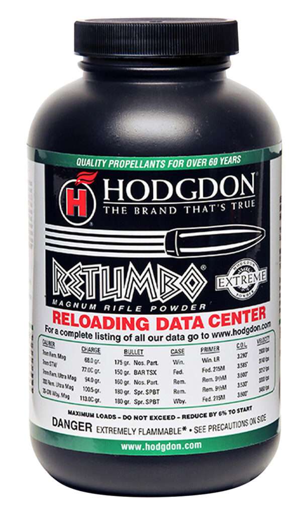 Hodgdon Extreme Retumbo Magnum Rifle Reloading Powder 1 Pound
