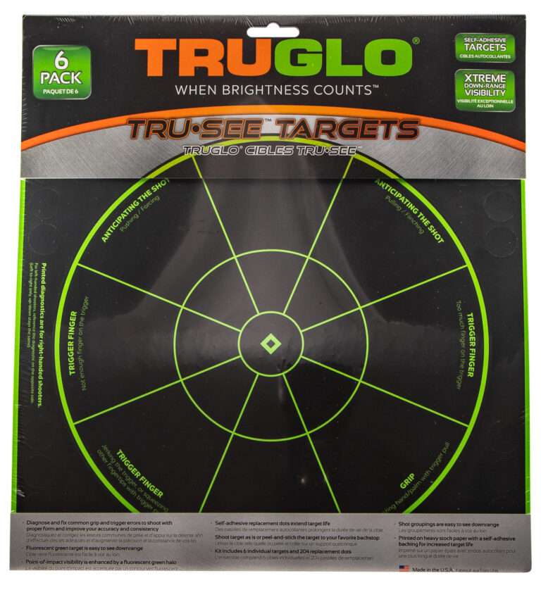 Truglo Tru-See 13.4 Inch Self-Adhesive Splatter Target 6 Pack