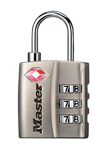 Master Lock 4680 Nickel Steel Resettable Combination Padlock