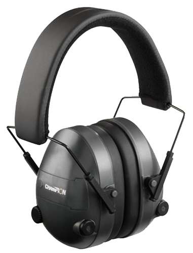 Champion Targets 21dB NRR Over the Head Electronic Ear Muffs