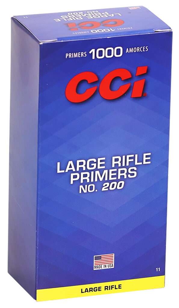 CCI Standard Rifle Number 200 Large Rifle Primer 1000 Count