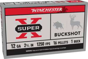 Winchester Super-X 12 Gauge 1 Buck Shot Ammunition