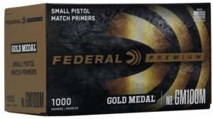 Federal Gold Medal Small Pistol Match Ammunition 1000 Round