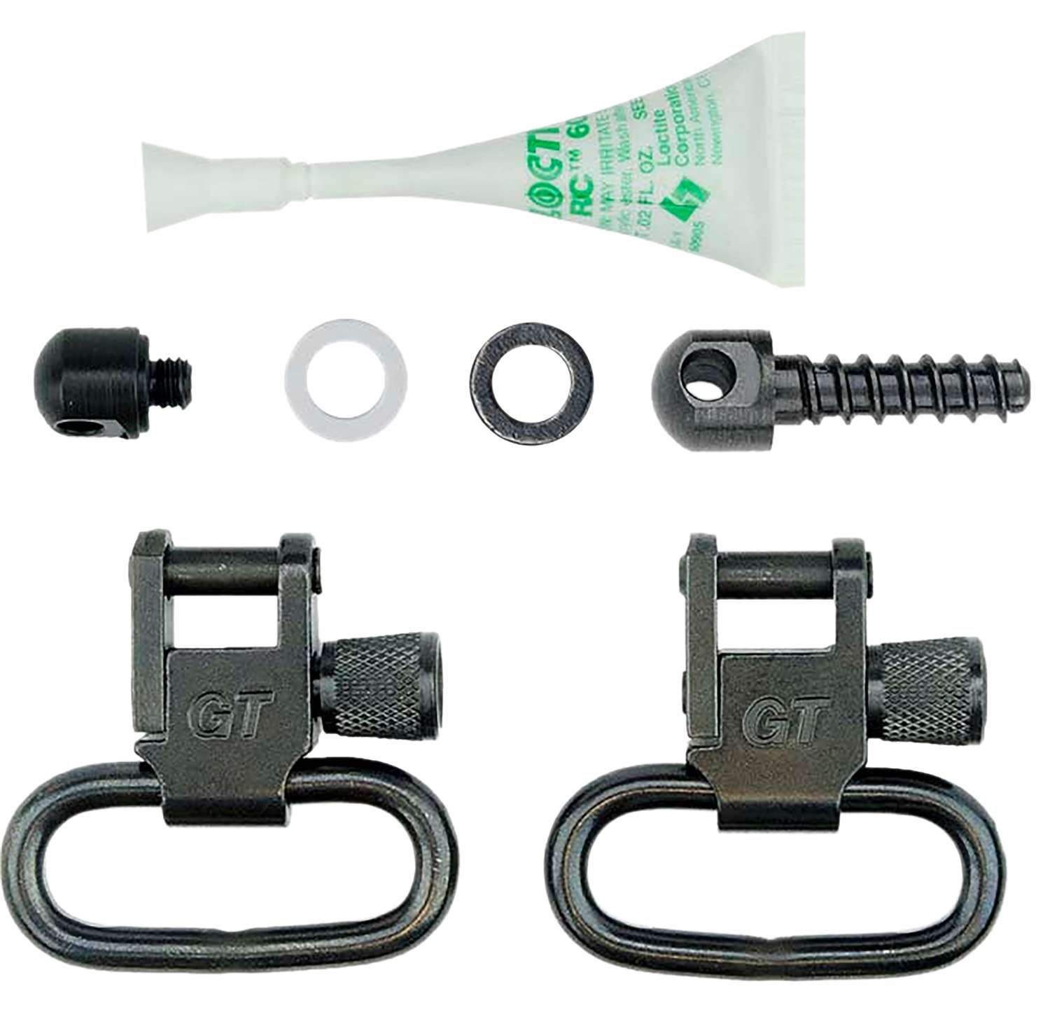 GrovTec GT Locking Swivel 1 Inch Black Oxide Mossberg 500 Shotgun Accessory 1 GrovTec GT Locking Swivel 1 Inch Black Oxide Mossberg 500 Shotgun Accessory