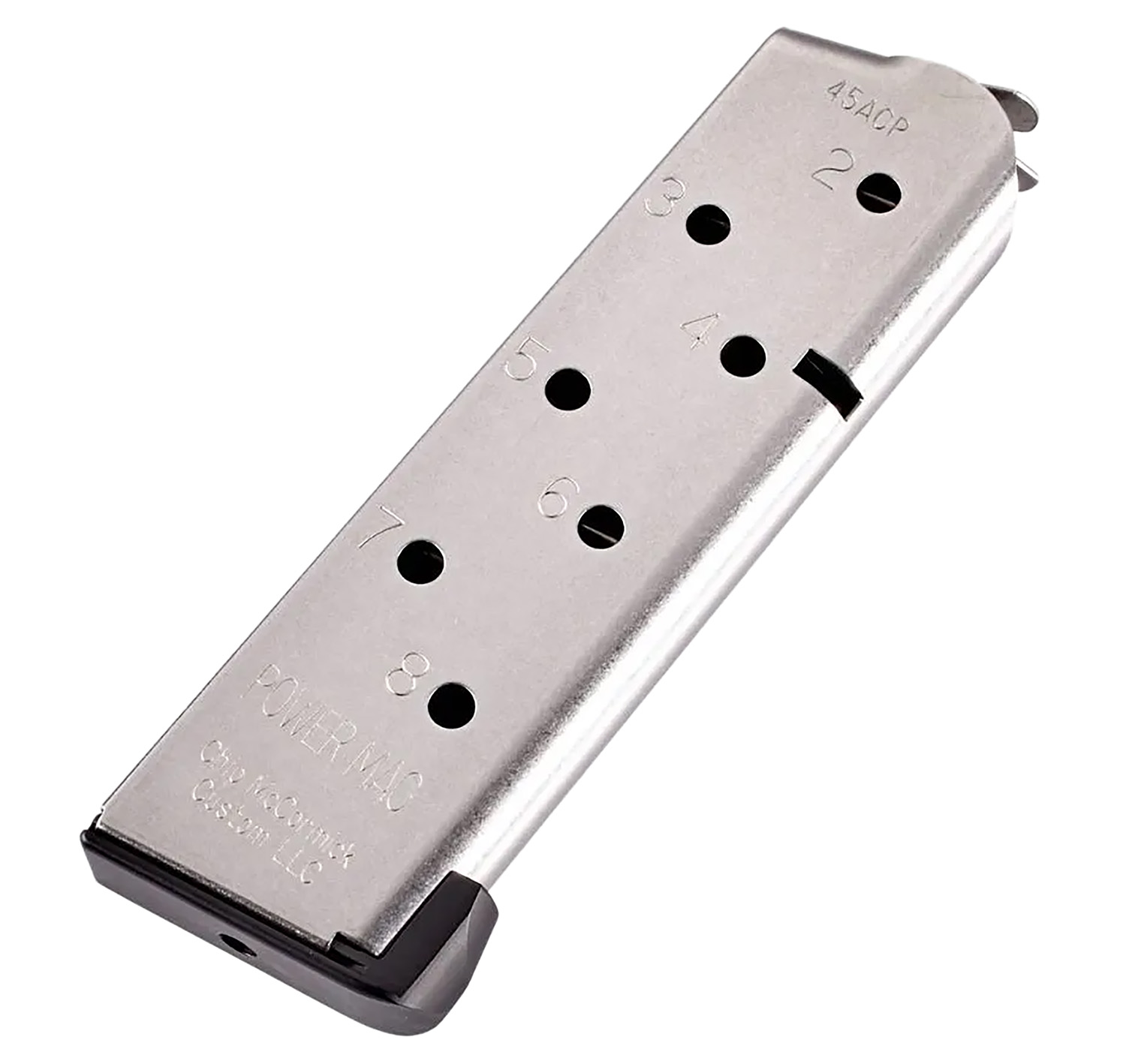 Chip McCormick Power Mag 45 ACP 8 Round 1911 Officer Magazine 1 Chip McCormick Power Mag 45 ACP 8 Round 1911 Officer Magazine